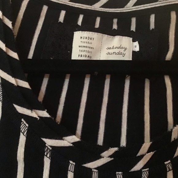 Anthropologie Saturday Sunday Stripe Midi Dress - Picture 6 of 6